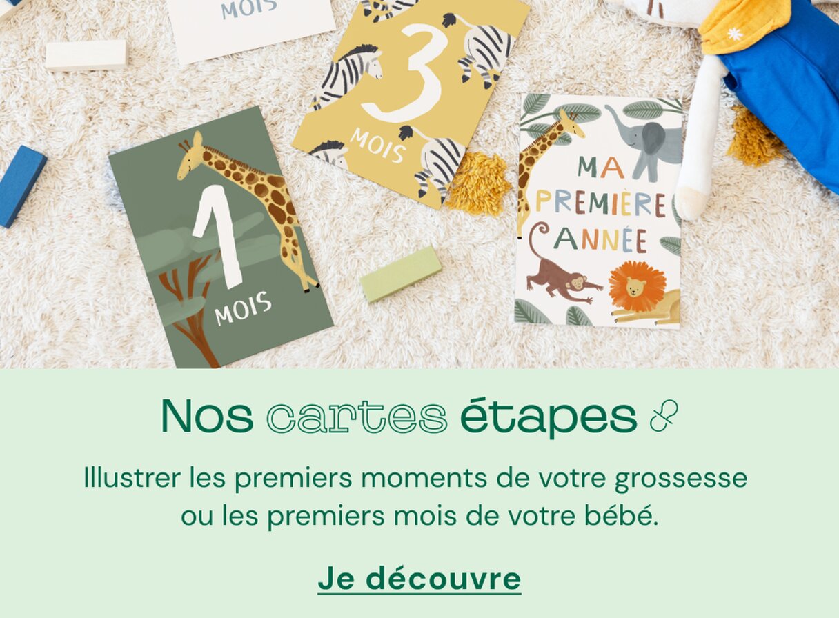 Carte annonce grossesse personnalisable - Popcarte