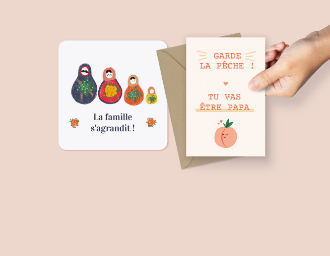Cartes de Naissance - Popcarte
