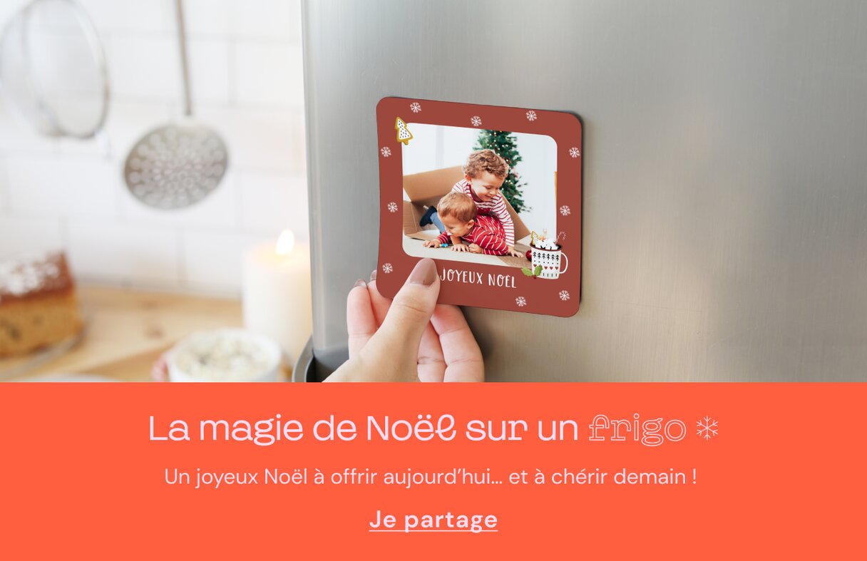 Carte de Noël Magnet