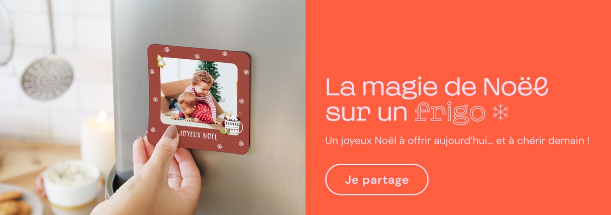 Carte de Noël Magnet