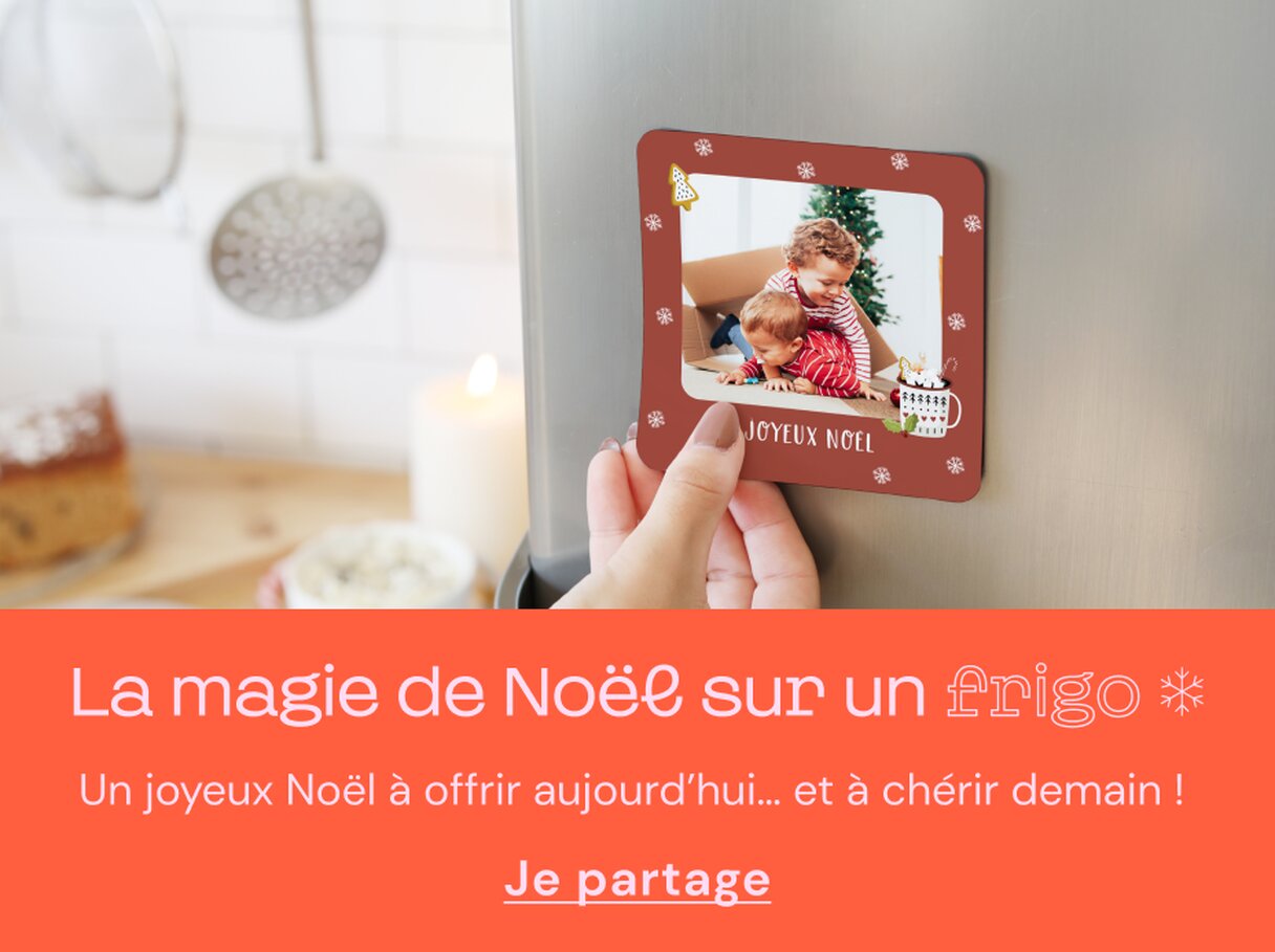 Carte de Noël Magnet