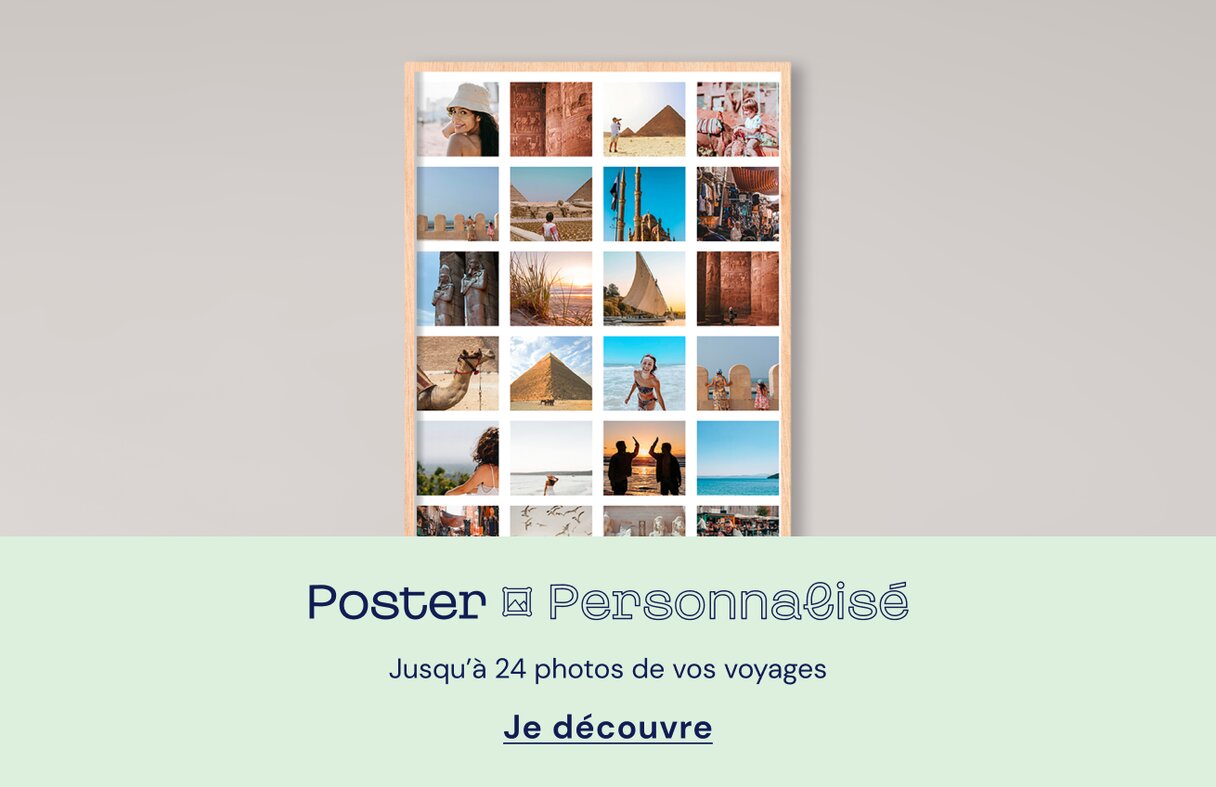 Poster personnalisé voyage