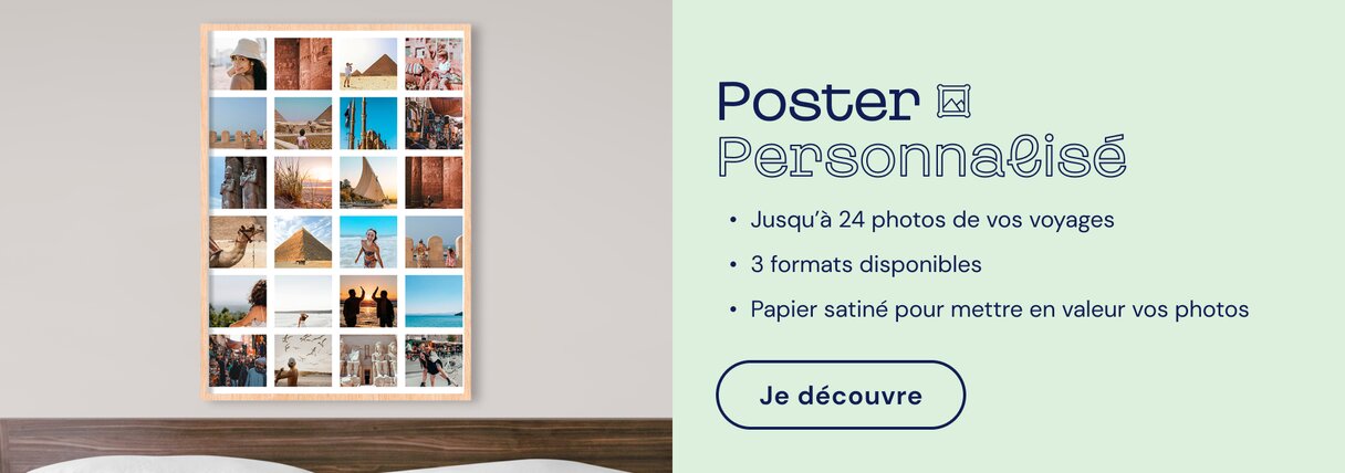 Poster personnalisé voyage
