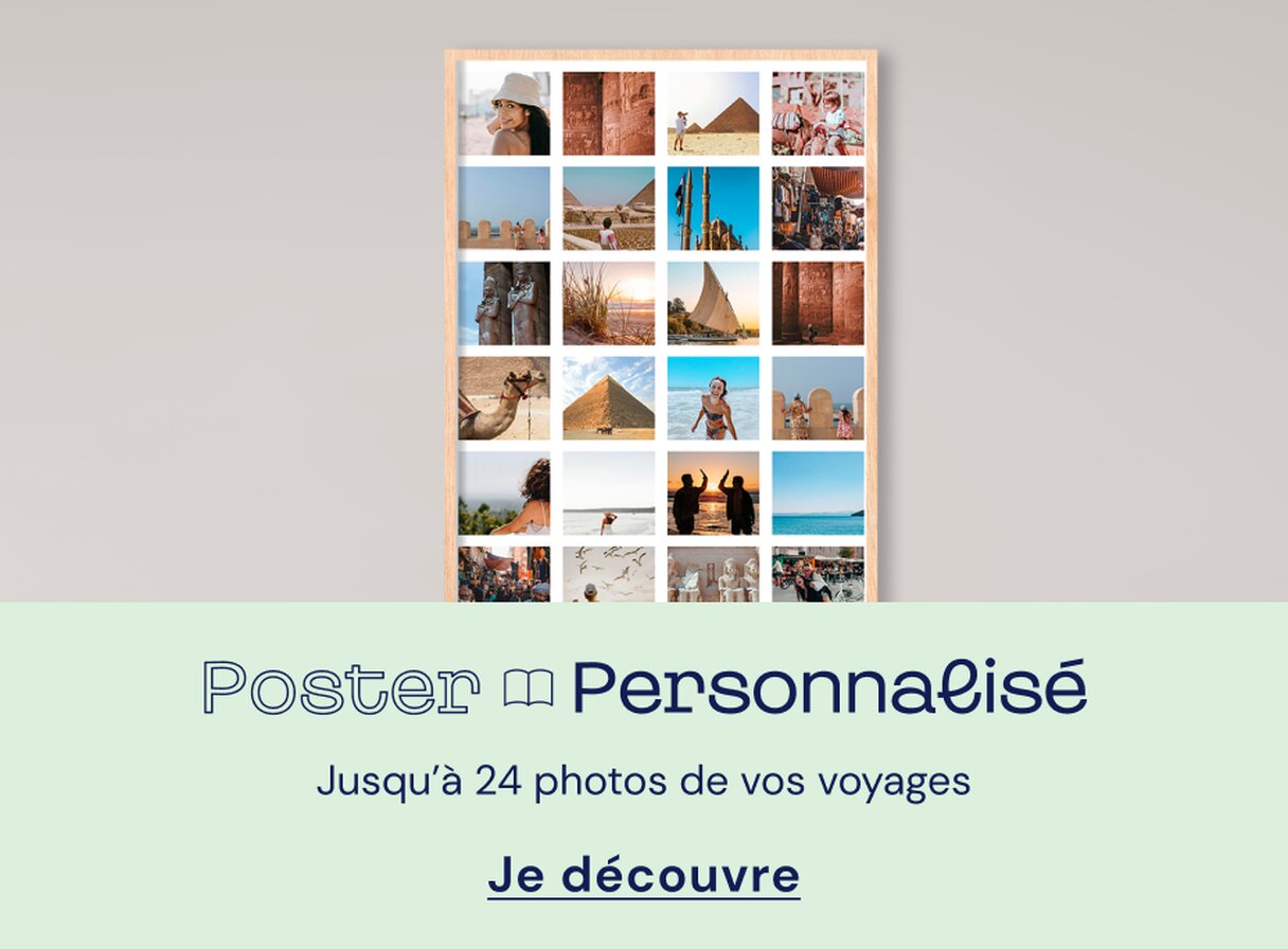 Poster personnalisé voyage