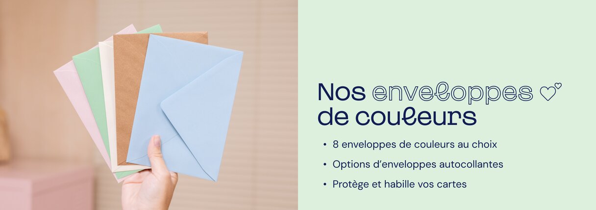 Enveloppes de couleurs