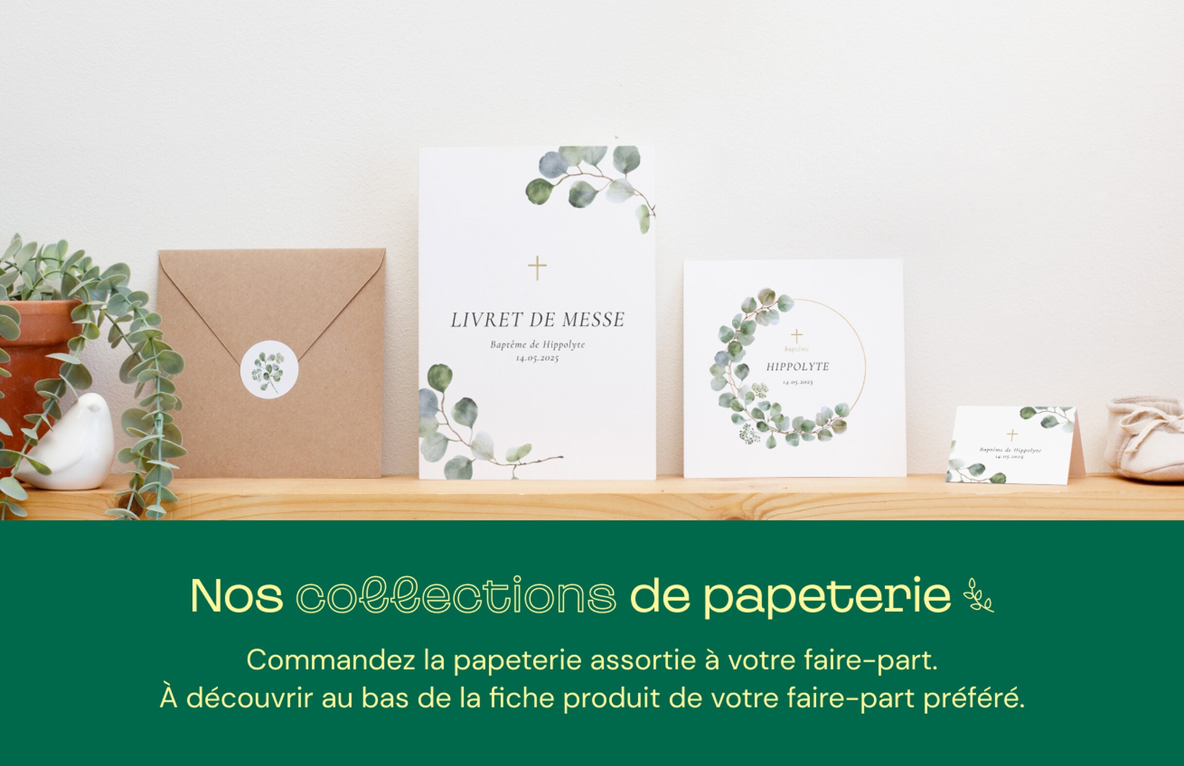 Faire-part baptême à personnaliser - Page 2
