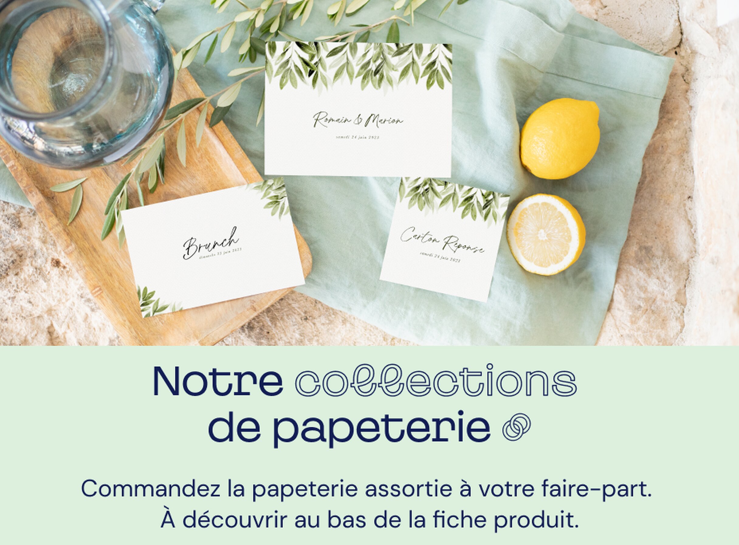 Notre collection de Faire-part Mariage Orange