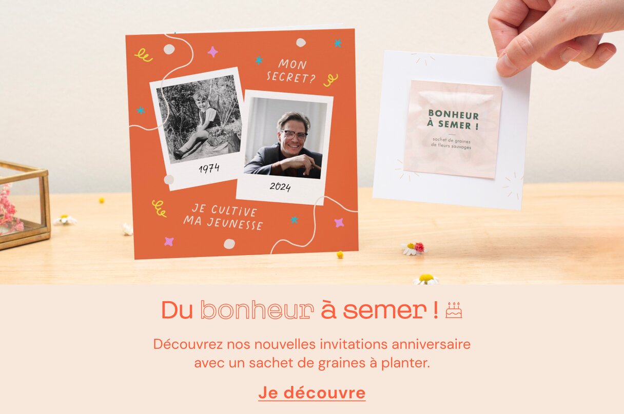 Cartes d'invitation anniversaire 90 ans