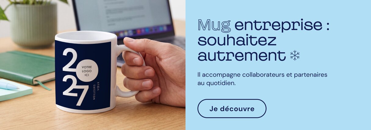 Mug voeux entreprise