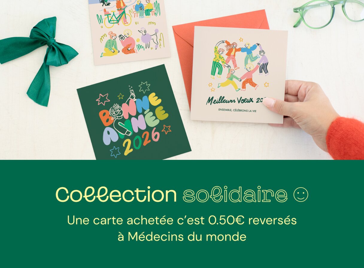 Carte de voeux solidaires