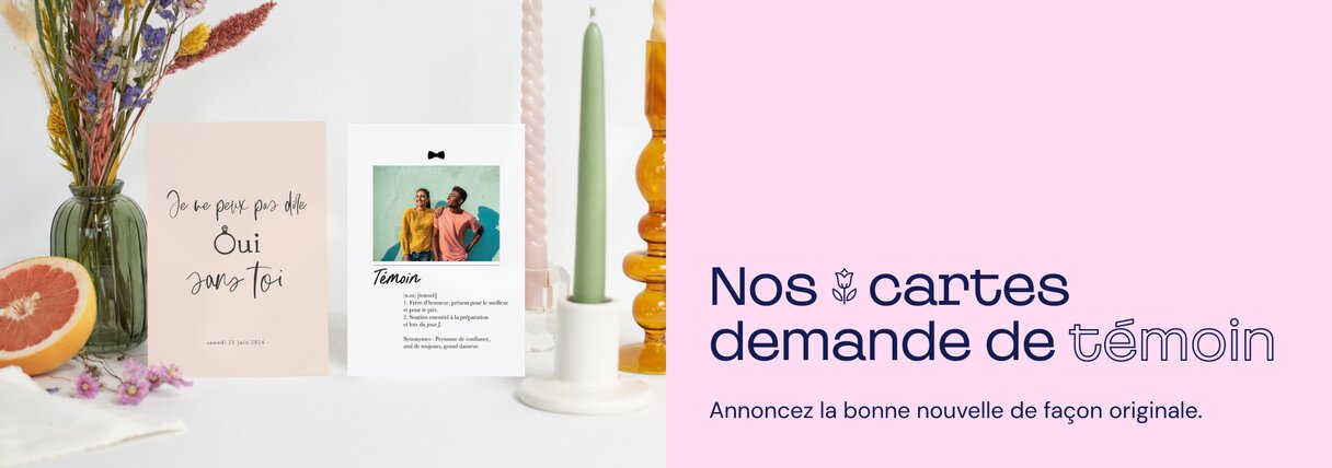 Carte demande de témoin