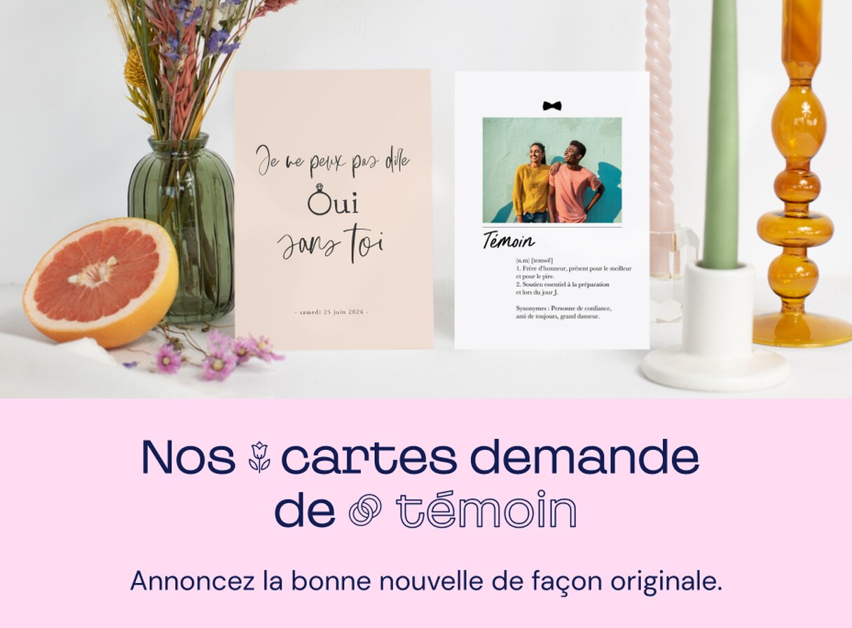 Carte demande de témoin