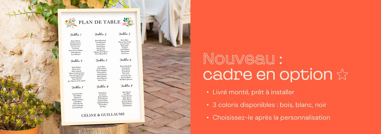 Nouveau : Cadre en option