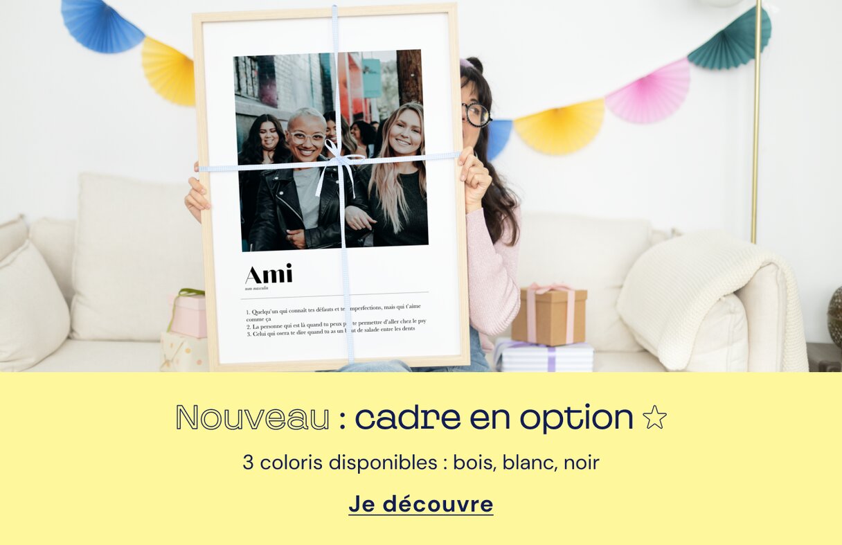 Nouveau : Cadre en option