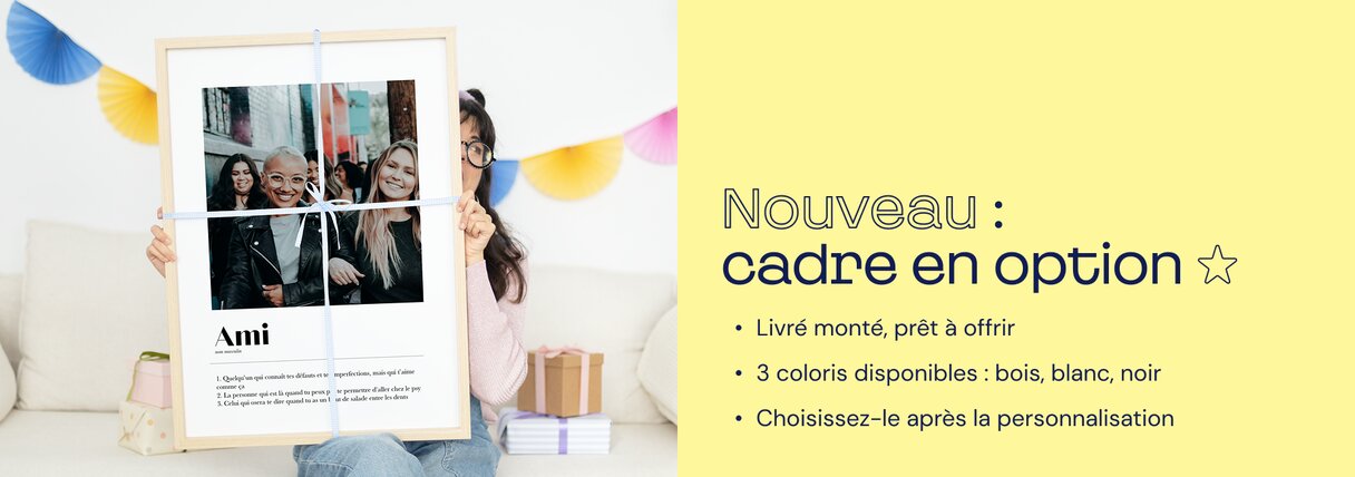 Nouveau : Cadre en option