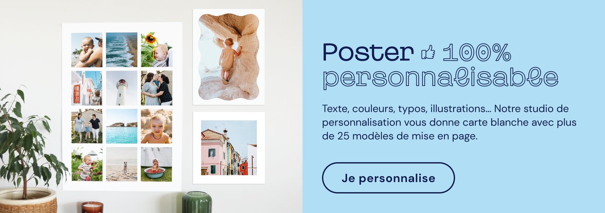 Poster 100% Personnalisable