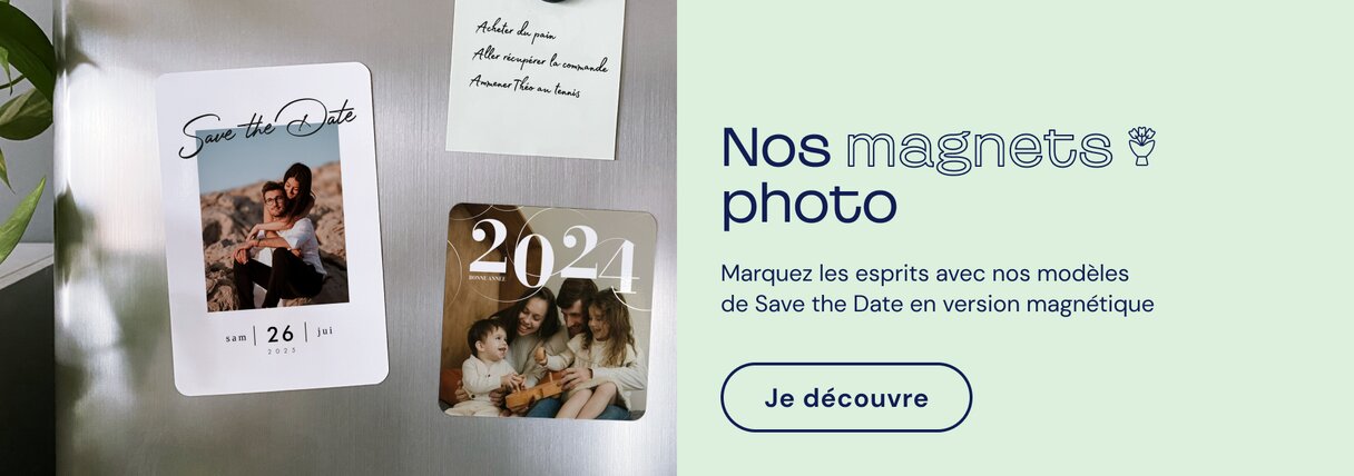 Save the date magnets photo
