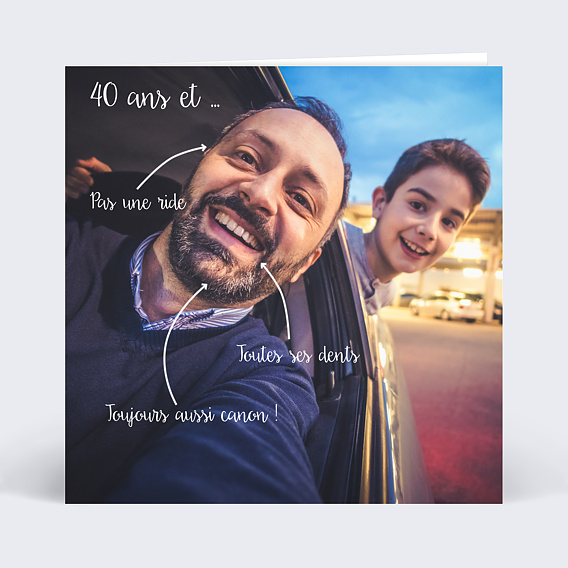 Invitation Anniversaire Adulte Autodérision