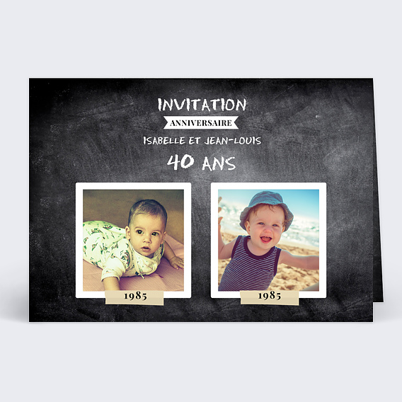 Invitation Anniversaire Avant Apres Popcarte Invitation Anniversaire Avant Apres Popcarte