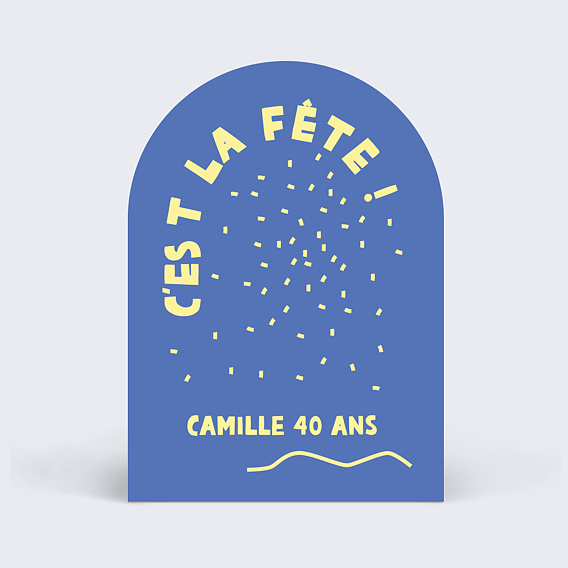 Invitation anniversaire C'est la Fête Original