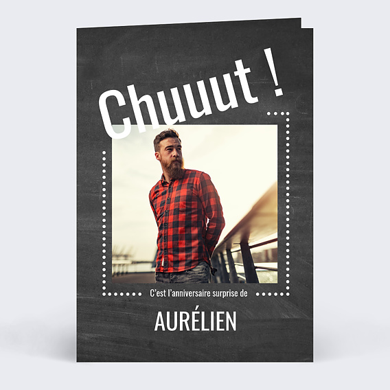 Invitation Anniversaire Adulte Chuuut
