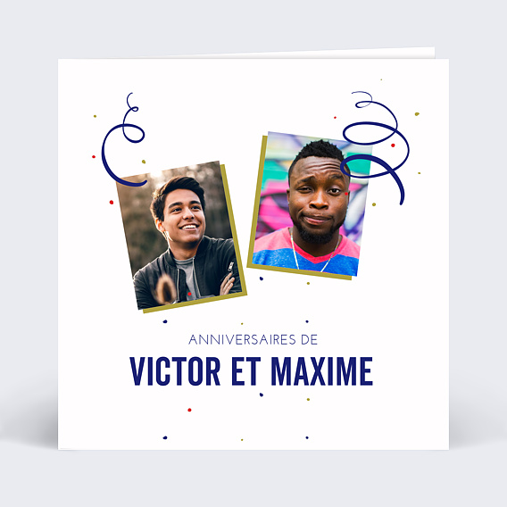 Invitation Anniversaire Adulte Cotillons