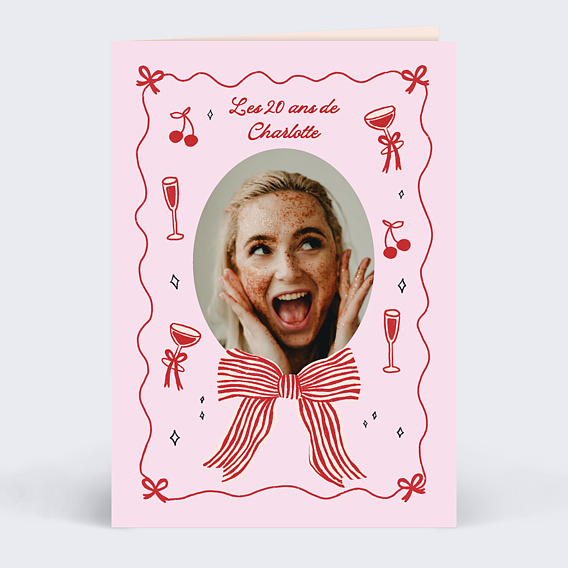 Invitation Anniversaire Adulte Girls night