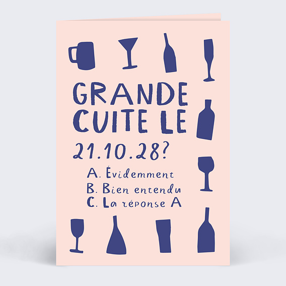 Invitation anniversaire Grande Cuite