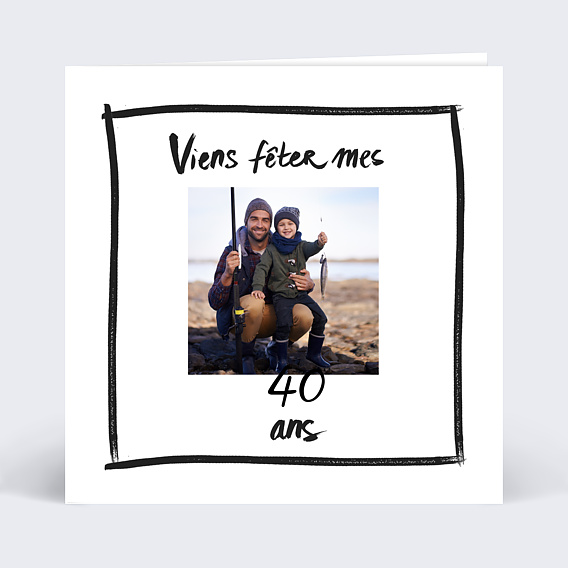 Invitation Anniversaire Adulte Ink