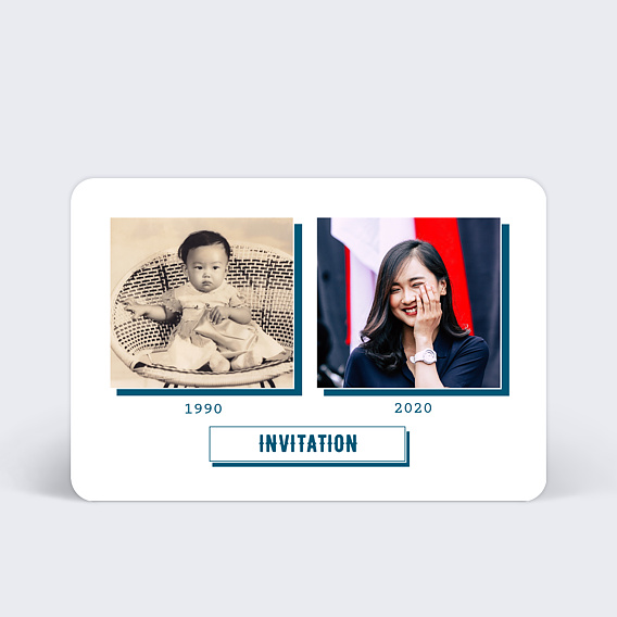 Invitation Anniversaire Adulte Jolies ombres