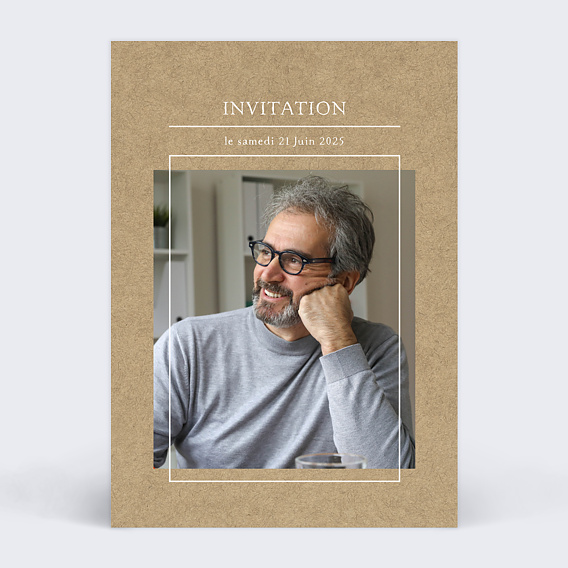 Invitation Anniversaire : 69 modèles personnalisables (échantillon offert)