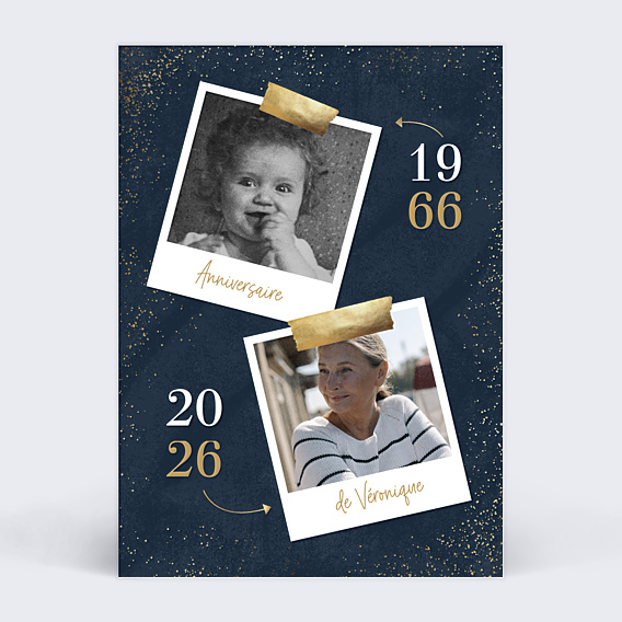 Invitation Anniversaire Adulte Mémento