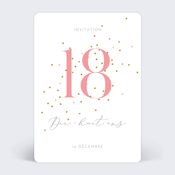 Invitation anniversaire Milestone Petits Pois