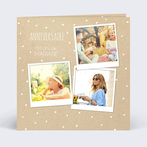 Invitation Anniversaire Adulte Pois