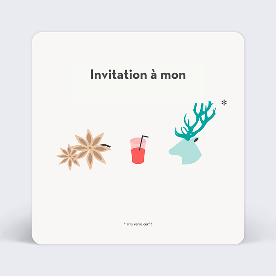 Invitation Anniversaire Rebus Popcarte