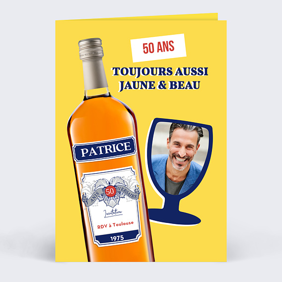 Invitation Anniversaire Adulte Ricard