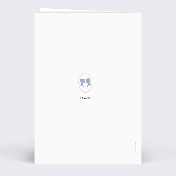 Invitation Anniversaire Adulte Portrait régence