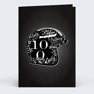Invitation Anniversaire Adulte Moto