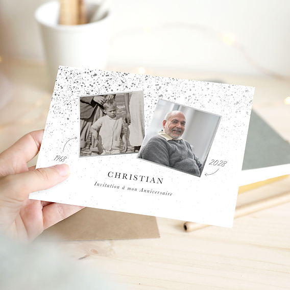 Invitation Anniversaire Adulte Mes Années