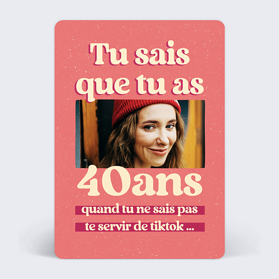 Invitation anniversaire Tu sais que tu as 30 ans