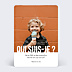 Invitation Anniversaire Adulte Typographie Blanc