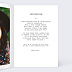 Invitation anniversaire Polaroïd Simple 4 faces Intérieur Droit
