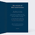 Invitation anniversaire Collection Caractère Intérieur Droit