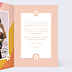 Invitation anniversaire Groovy flowers Intérieur Droit