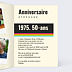 Invitation anniversaire Polaroïd Intérieur Droit