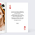 Invitation anniversaire Reine Intérieur Droit
