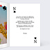 Invitation anniversaire Roi Intérieur Droit