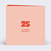 Invitation anniversaire 25 bubble Verso