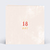 Invitation anniversaire Bougie Chiffres Verso
