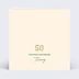 Invitation anniversaire Chiffre Ballon 50 Verso